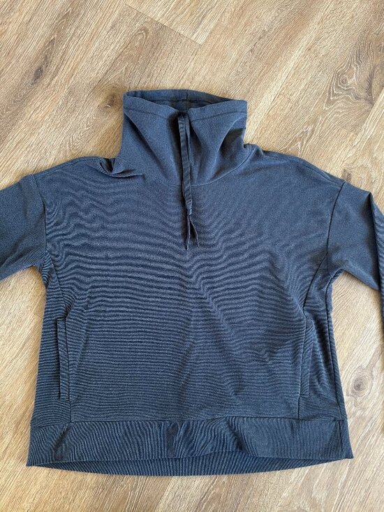 RBX Tops - RBX Women's Cowl Neck Sweatshirt with Pull Strings and Pockets Athleisure